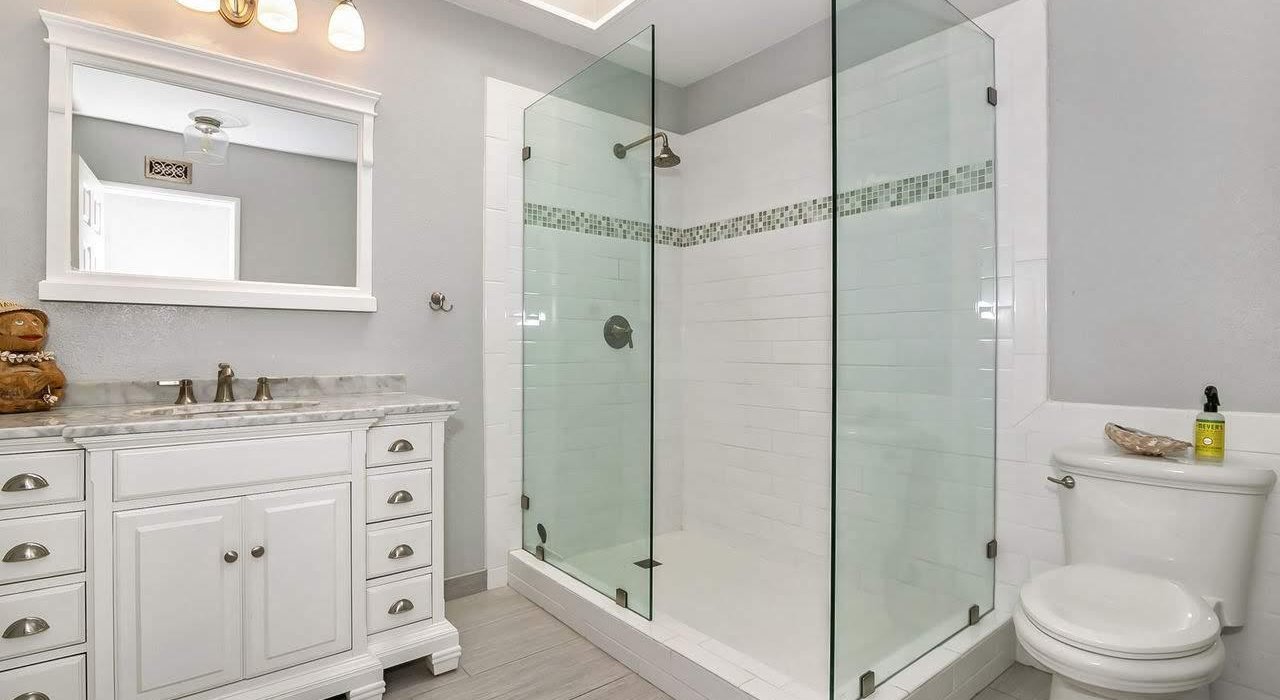 Glass Shower Bathroom Remodel